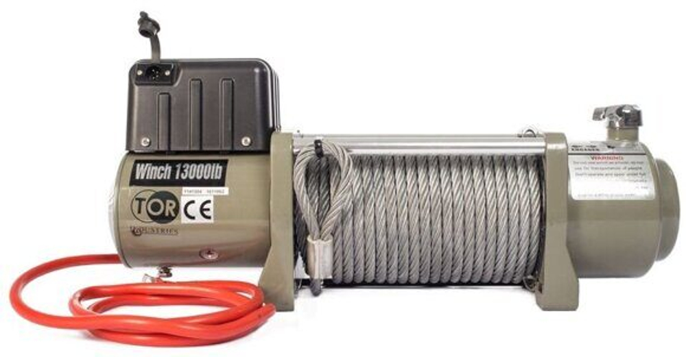 Электрическая автомобильная лебедка 12V TOR ЛА SEC16800