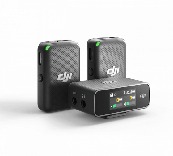 DJI Mic (2 TX + 1 RX + Charging Case)