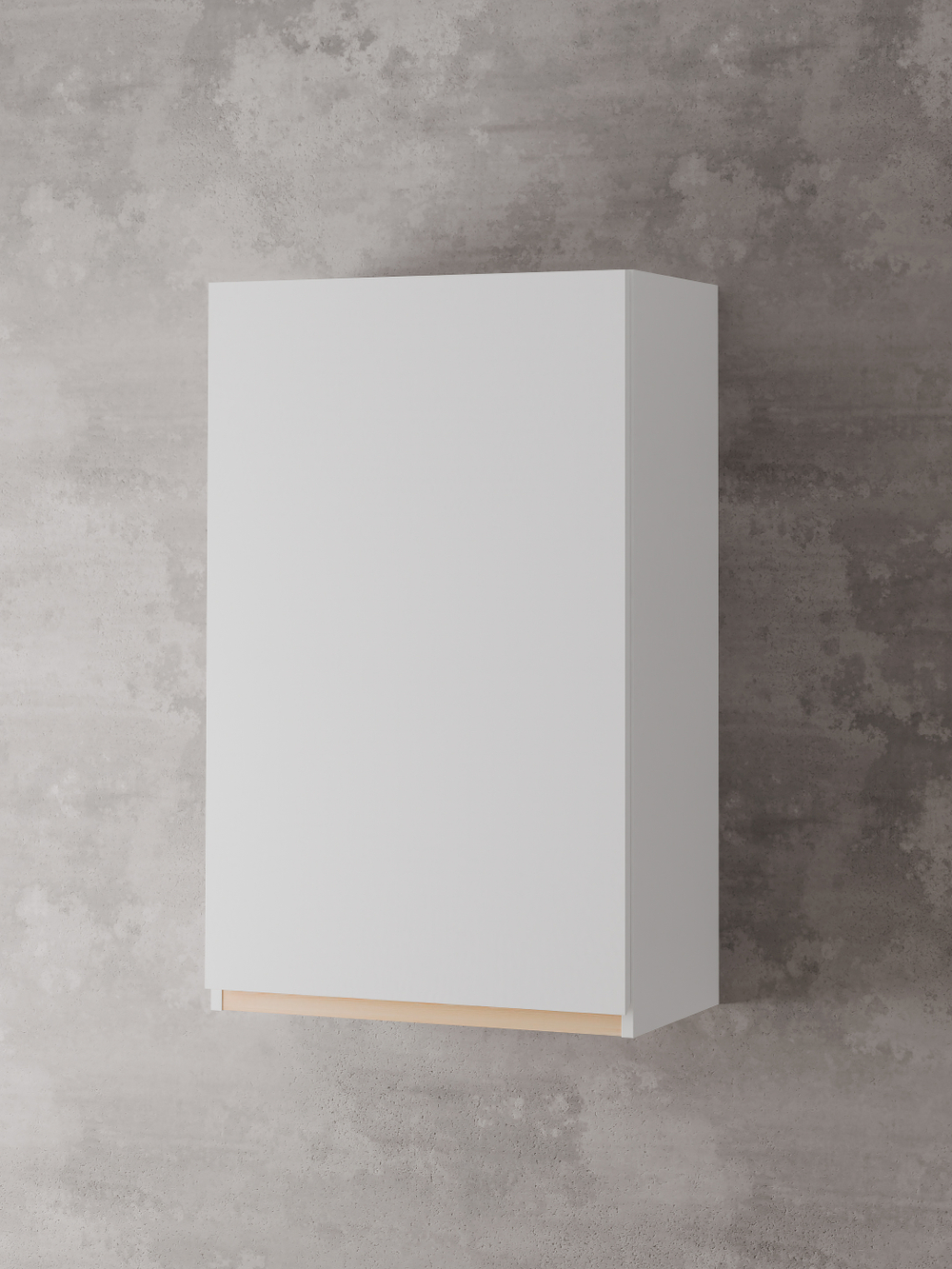 Навесной кухонный шкаф Виола для посуды, высокий, левый