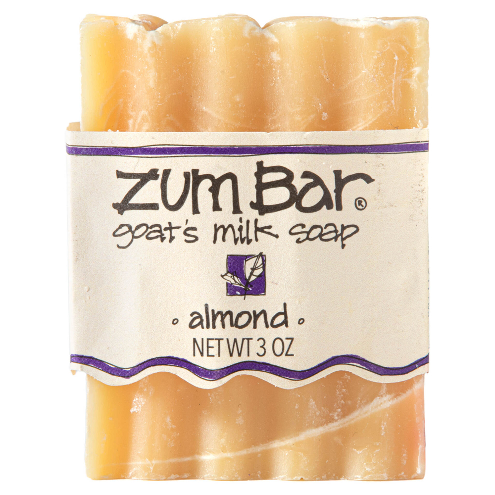 ZUM, Zum Bar, мыло с козьим молоком, миндаль, 3 унции