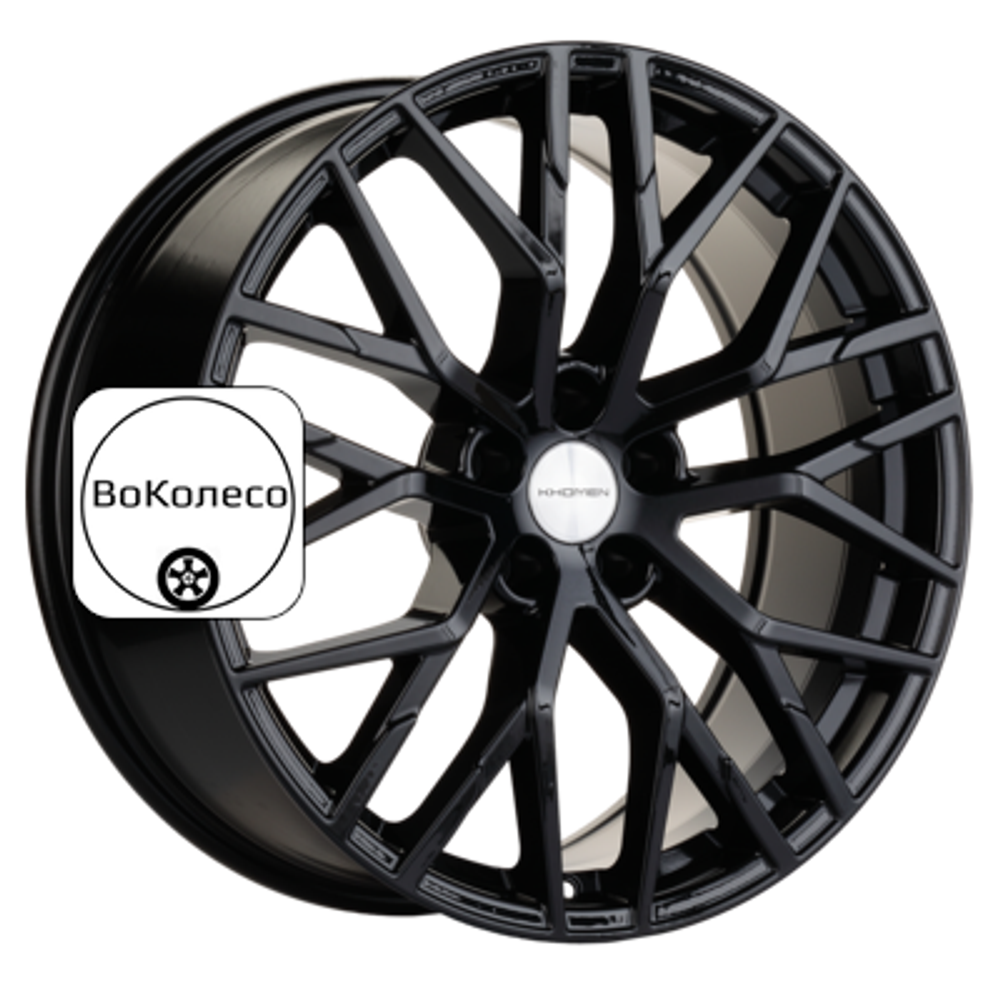 8,5x20/5x112 ET30 D57,1 KHW2005 (Kodiaq) Black Khomen Wheels