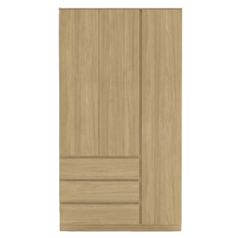 Шкаф распашной Варма Стор 123, 222*123*57 см, скандинавский дуб