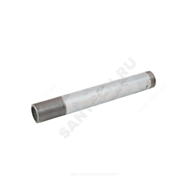 Сгон сталь удлиненный оц Ду 32 L=150мм б/комплекта из труб по ГОСТ 3262-75 КАЗ