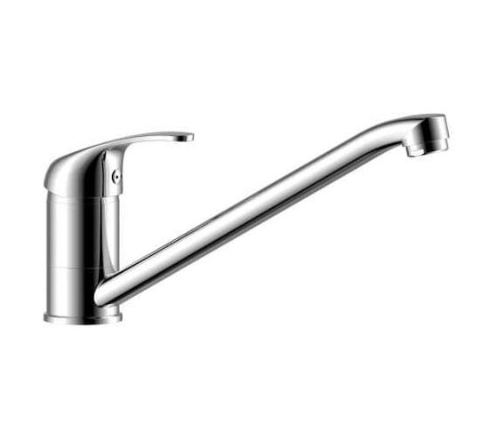 Смеситель кухня Rossinka 35 мм ,поворотный излив 25 см А35-21