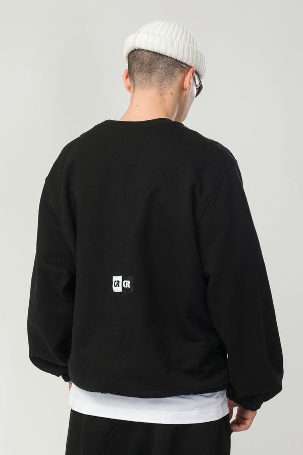 Толстовка крюнек Two Phase Crew Черный/Черный - фото 3