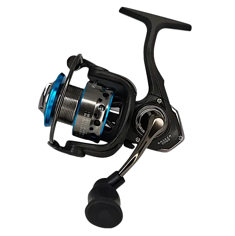 Катушка Kaida Basker 4000 bb5+1 (5.2:1) 269г 0.28/0.30/0.35мм-175/155/115м Фидерная, Мет.шпуля