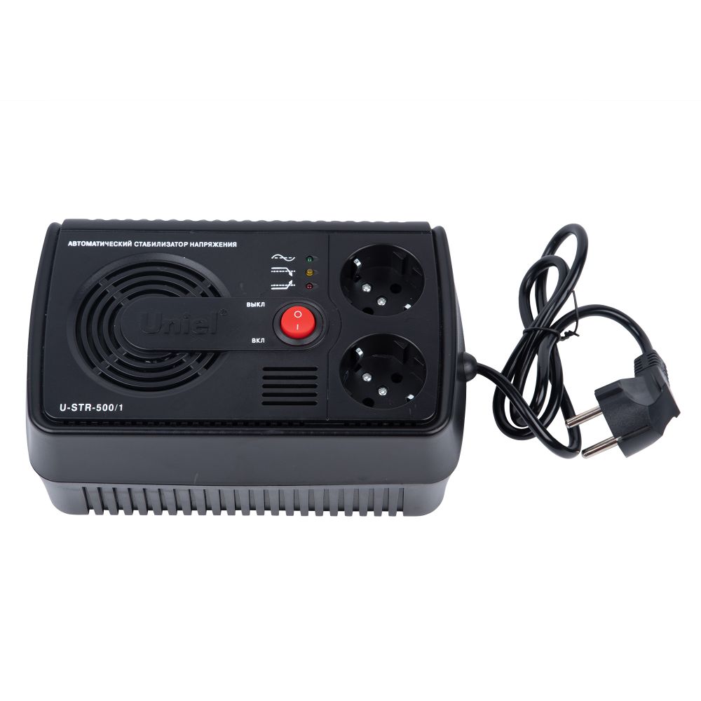 U-STR-500-1 Стабилизатор напряжения Uniel серии Standard Courage 500 ВА