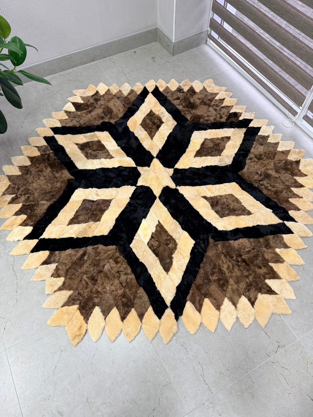 Меховой Ковер из овчины