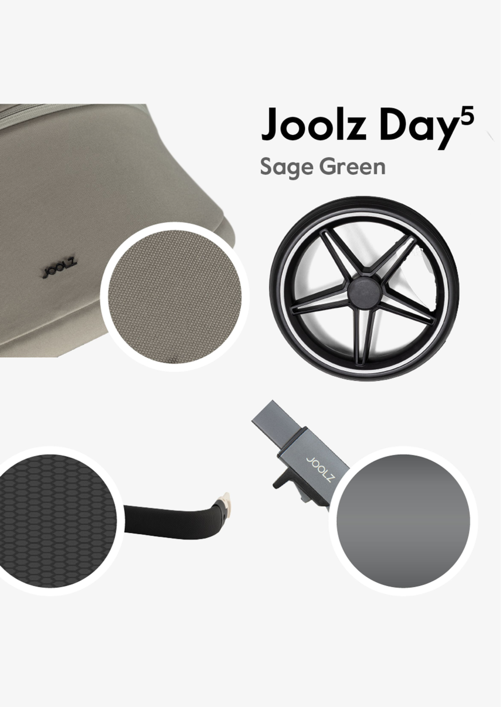 Joolz Детская коляска Day5 Sage green