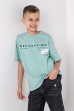 Фуфайка (футболка) для мальчика Леон-1 Виотекс ОЛИВКОВЫЙ