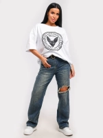 Футболка оверсайз больших размеров принт