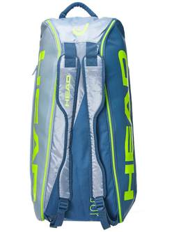 Сумка теннисная Head Tour Team Extreme 9R Supercombi - grey/neon yellow