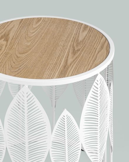 Журнальный столик Вальд белый