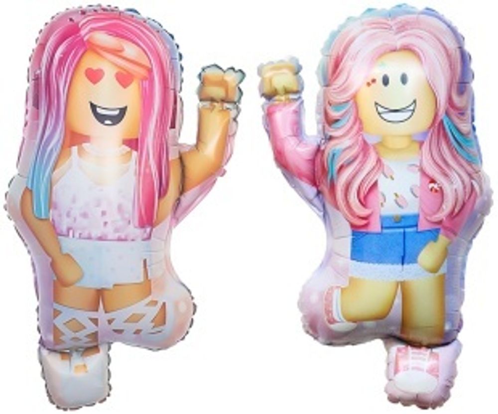 К Шар (29''/74 см) Фигура, Блоки, Девочки, Без уп