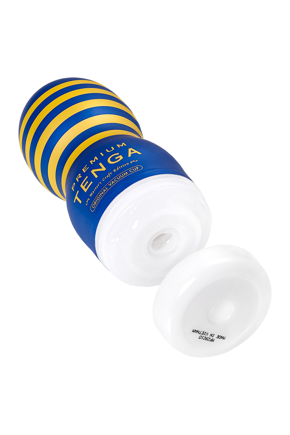 Нереалистичный мастурбатор Tenga Premium Original Vacuum Cup голубой 15,5 см