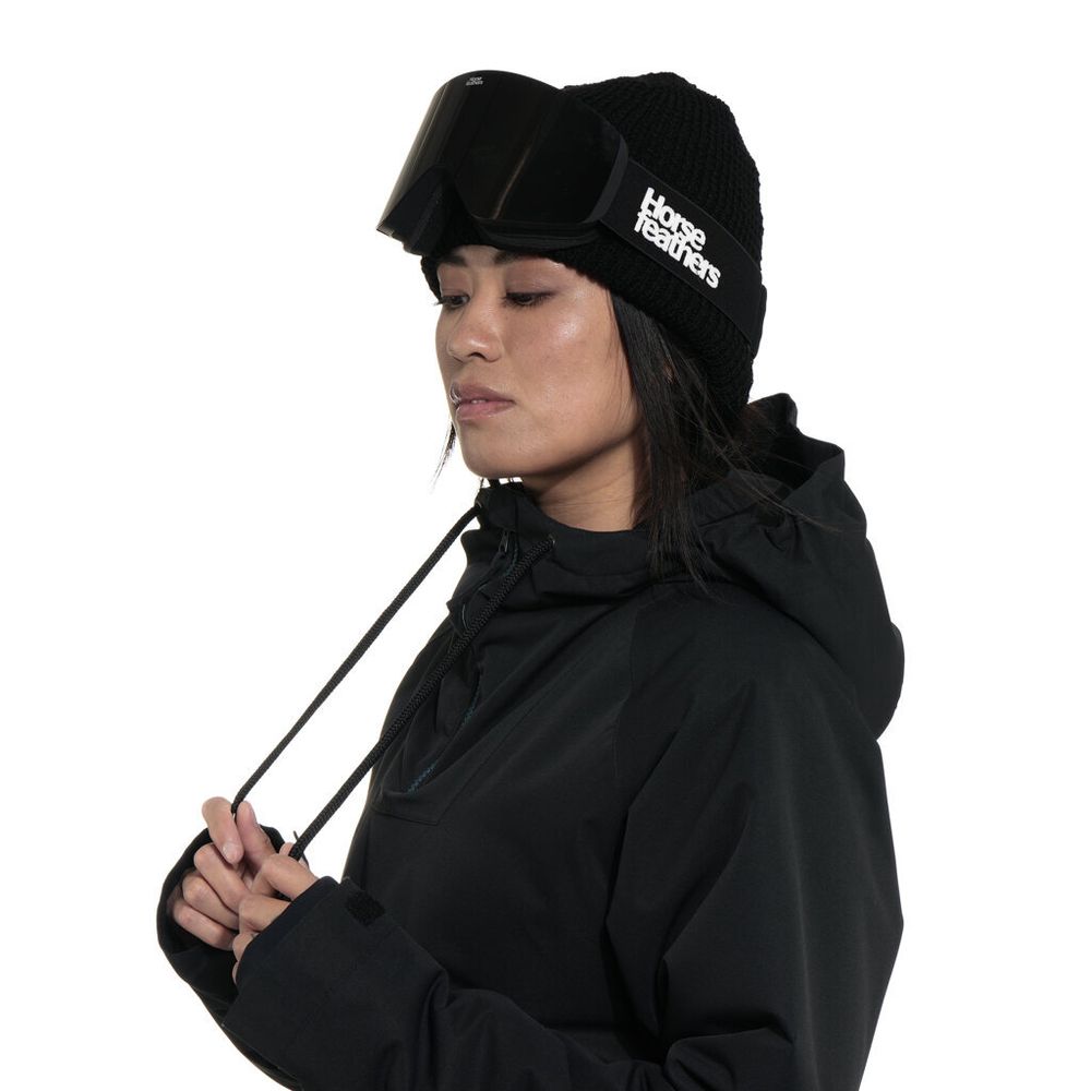 Анорак женский сноубордический Horsefeathers DERIN II JACKET (black/hydro)