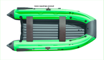 Лодка ПВХ Reef Triton 390Fi НД с интегрированным фальшбортом