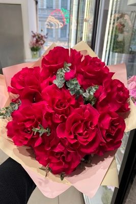 Букет из французских роз 9шт