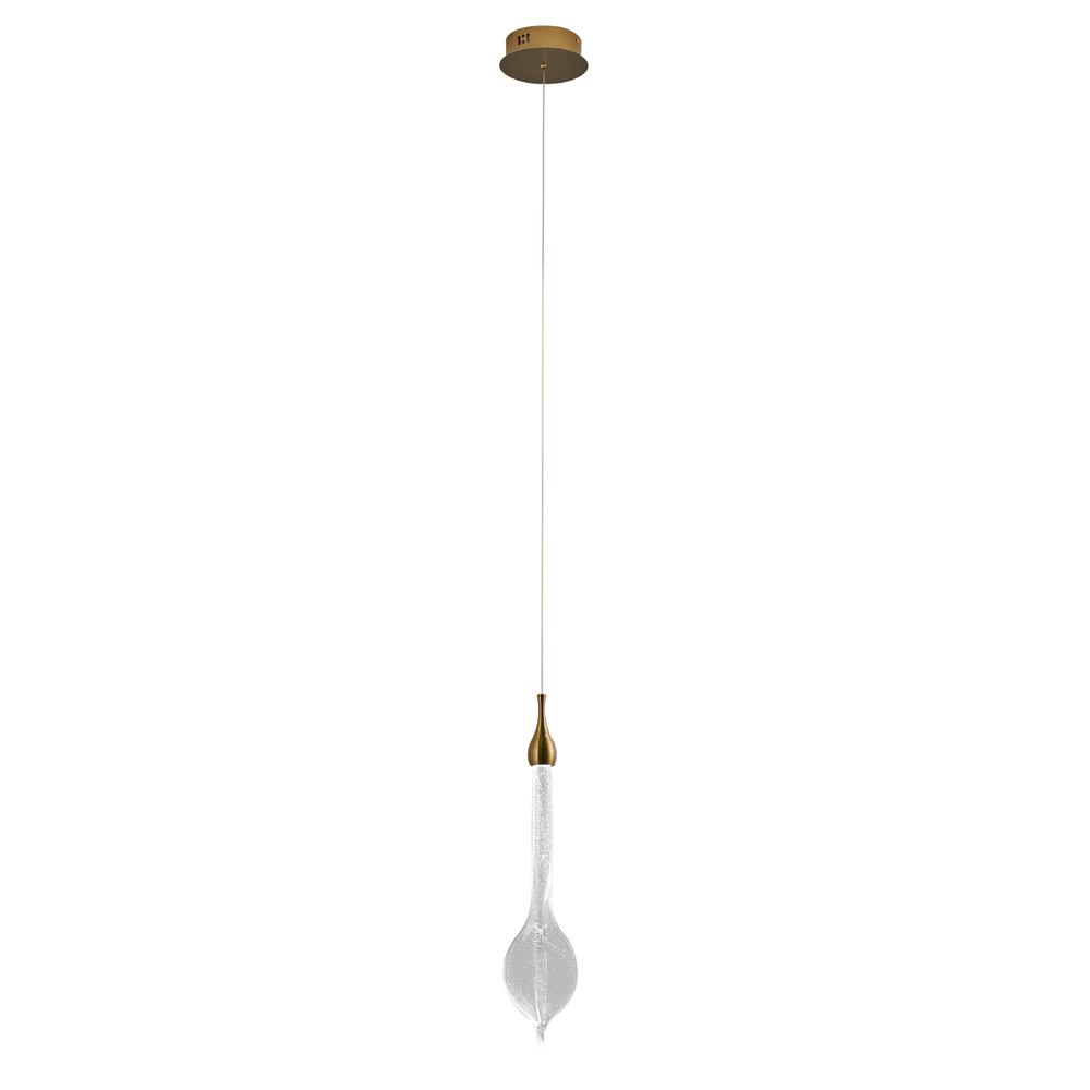 Подвесной светильник OD2433-1 gold/clear