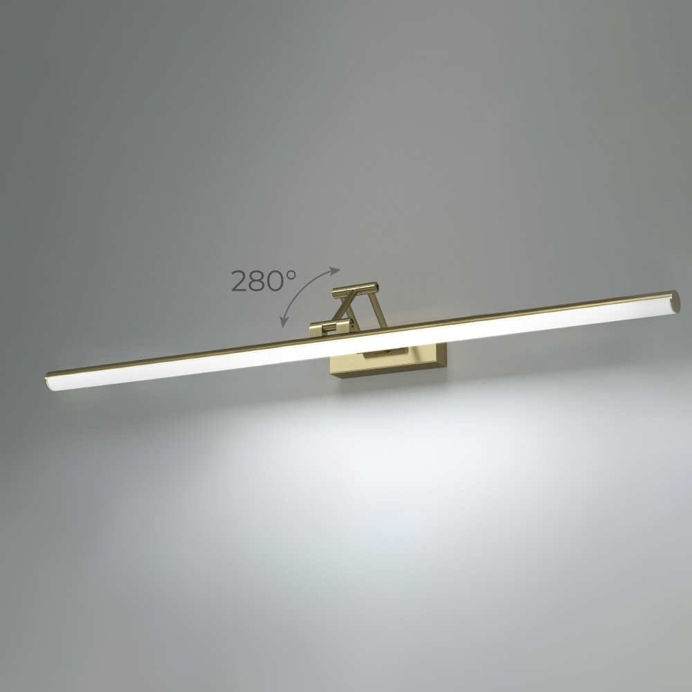 Светильник настенный светодиодный Monza бронза/латунь 40156/LED