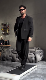 Костюм мужской оверсайз с железным замком