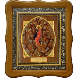 Таинство Креста. Икона на холсте.