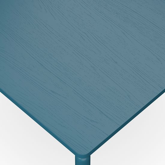 Столик кофейный saga, 75х75 см, сине-зеленый