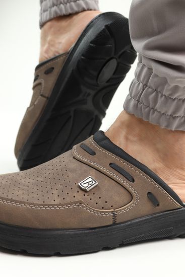 504 | "Ivan 2.0" Мужские тапочки-сабо (коричневый)