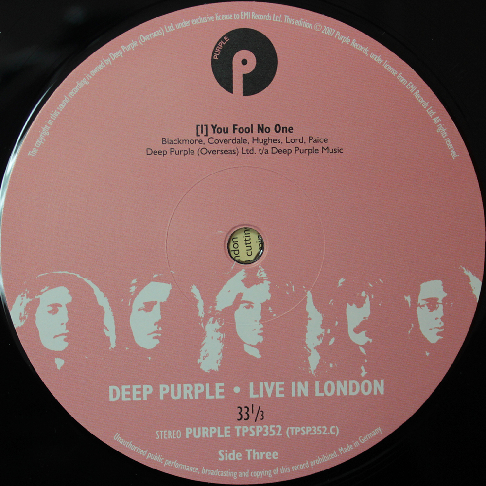 Deep Purple / Live In London (2LP)