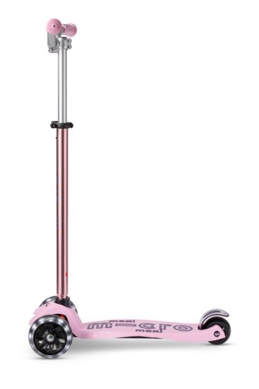 Самокат Maxi Micro Deluxe Pro LED пудровый