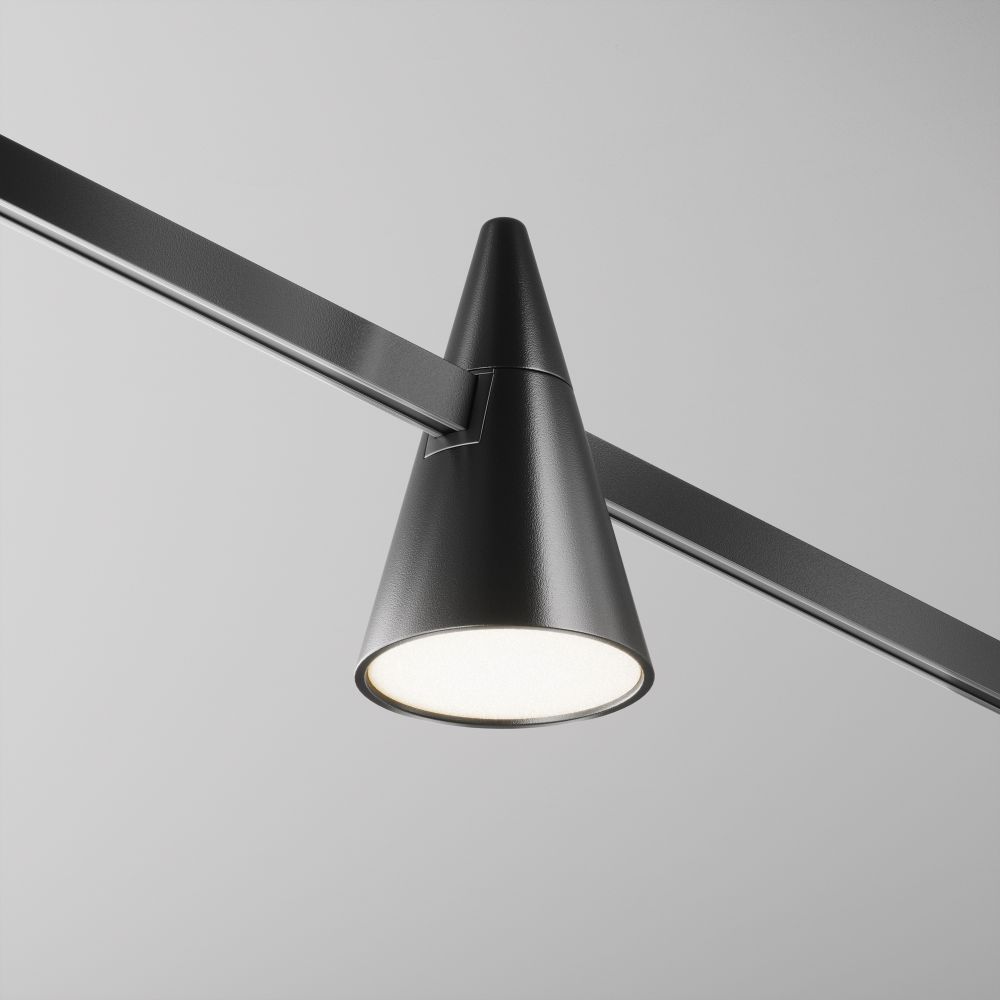 Трековый магнитный светодиодный светильник Maytoni Flarity Keila TR146-1-5W3K-B