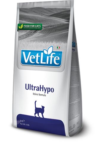 Farmina Vet Life Ultrahypo сухой корм диета для кошек при пищевой аллергии 2 кг