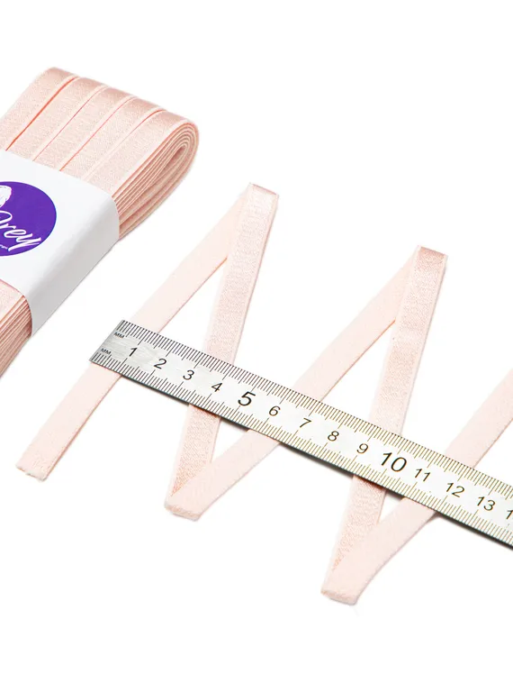 906 740/10 Бретель глянец Lauma 10 мм, пастельно-розовый 906