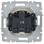 Розетка BRITE РСбш10-3-44-БрБ 16А IP44 с заземл. защ. шторки с крышкой механизм бел. IEK BR-R16-16-44-K01