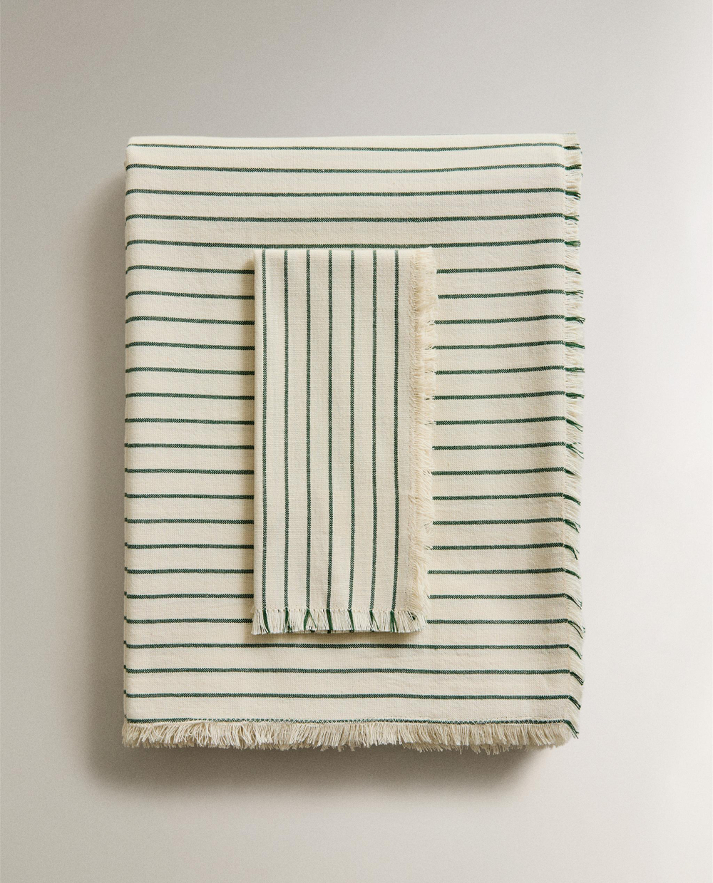Zara Home скатерть из хлопка, узор в полоску, 160 120 см