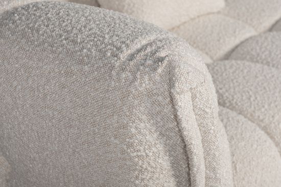 ZW-26803 Диван Prato трехместный букле белый 249*106*74см