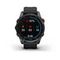 Умные часы Garmin FENIX 7S Solar серый с черным силиконовым ремешком