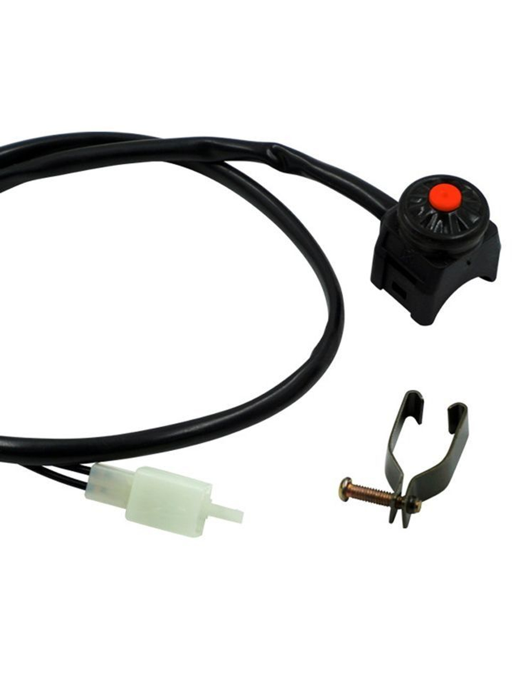 Кнопка выключения двигателя для мотоцикла эндуро, питбайк круглая красная