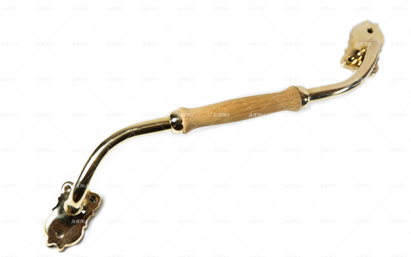 Ручка дверная латунная скоба S Модерн