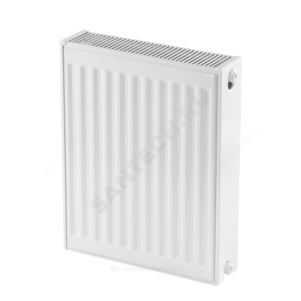 Радиатор стальной панельный Compact C тип 22 500х400 Qну=886 Вт бок/п RAL 9016 (белый) Heaton Plus