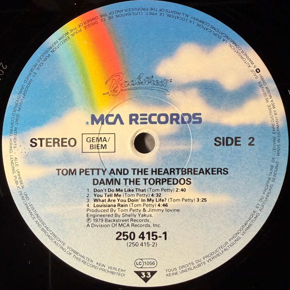 Tom Petty And The Heartbreakers – Damn The Torpedoes (Германия 1984г.)