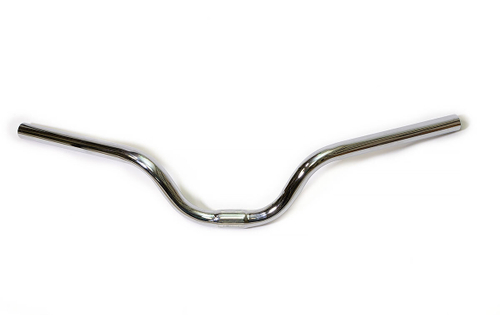 Руль TRIX, для дорожных велосипедов, стальной, посадка 25.4мм, подъём 80мм, длина 580мм, серый