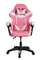 Кресло игровое Gramber Е09 Экокожа розовая/Экокожа бела