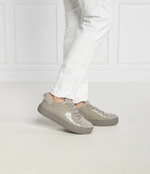 Кожаные кроссовки laney croc Kurt Geiger - серый(8505320109)