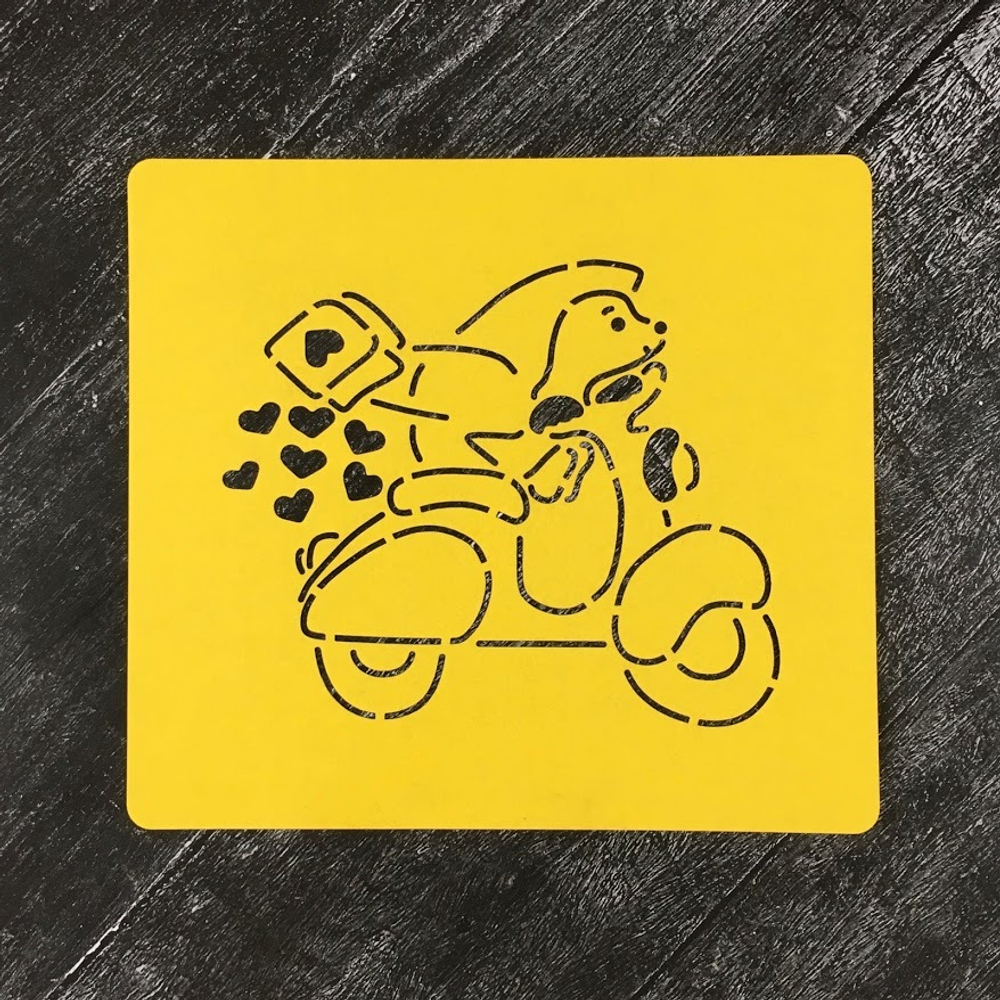 Ежик №2 на мотоцикле