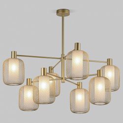 Люстра на штанге Eurosvet Voile 30192/8 золото