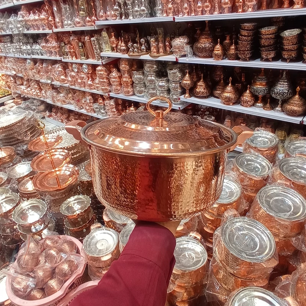 Медная кастрюля 90720326 Иран