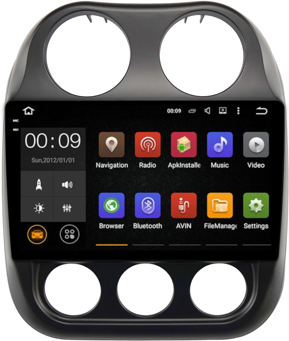 Магнитола для Jeep Compass 2011-2015 - AIROC 2K RX-2203 Android 13, QLed+2K,  ТОП процессор, 8/128, CarPlay, SIM-слот