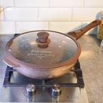 Сковорода 28см Венеция со съемной ручкой и стеклянной крышкой