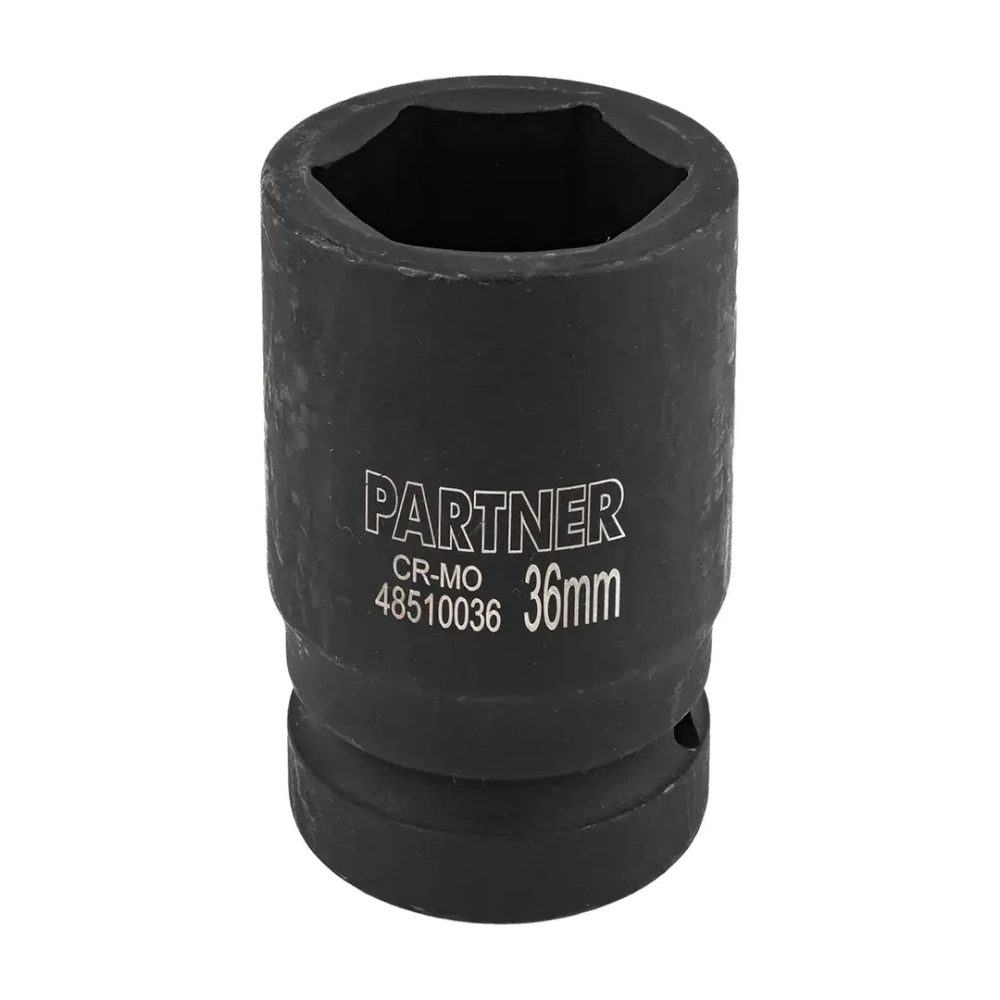 Головка ударная глубокая, 36мм (6гр) 1'' Partner PA-48510036